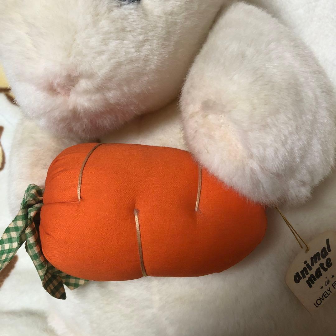 昭和レトロ　ヴィンテージ セキグチ製　ニンジンうさぎ　2Lサイズ　中古品