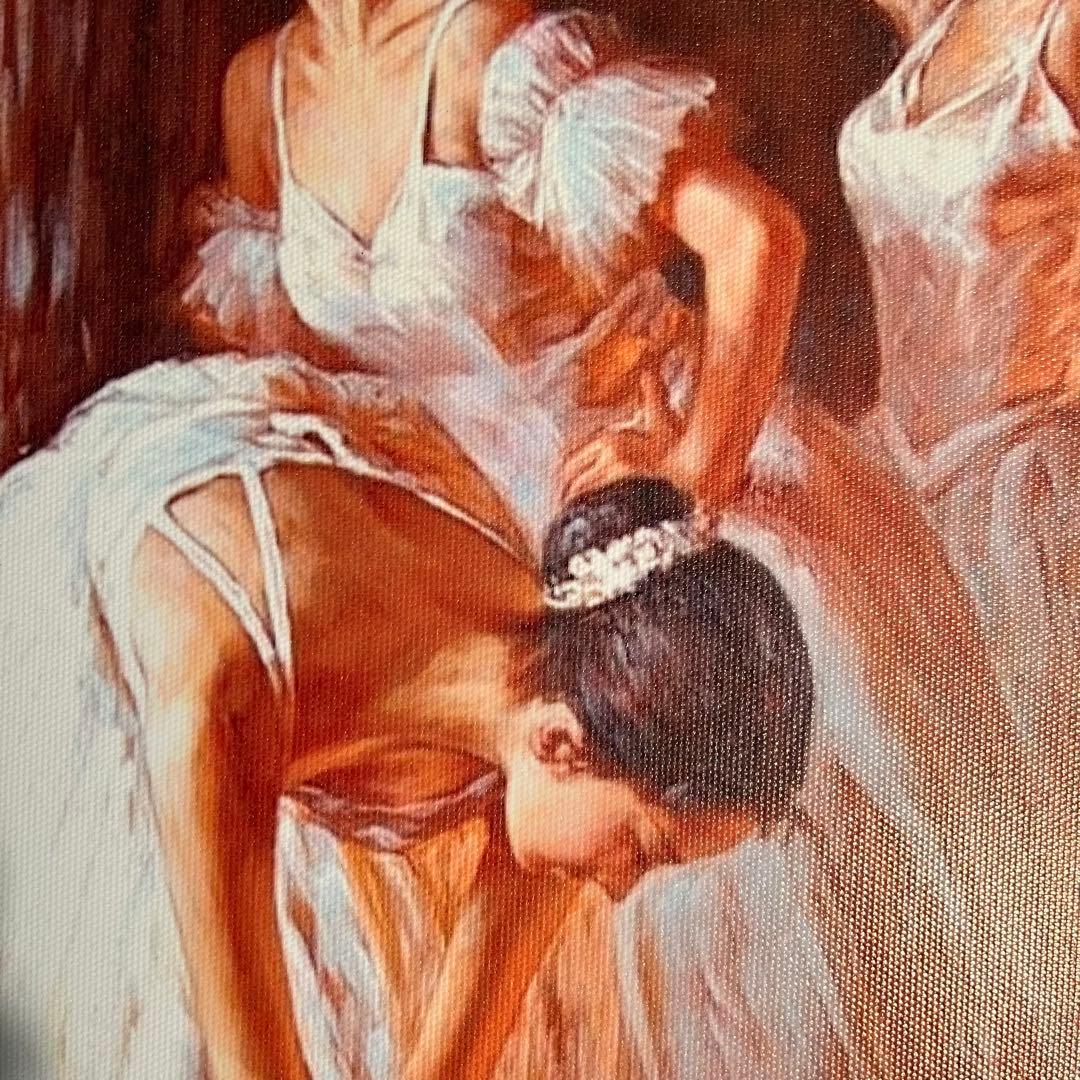 キャンバスプリントアート バレリーナ 絵画 額付き インテリア