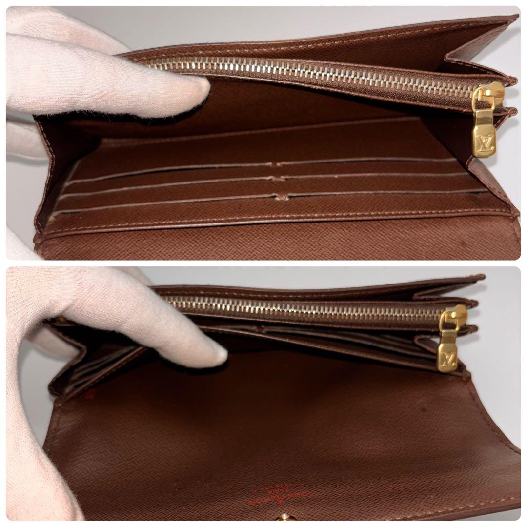 【鑑定済み】ルイヴィトン✨ダミエ✨ポシェット ポルトモネクレディ 長財布