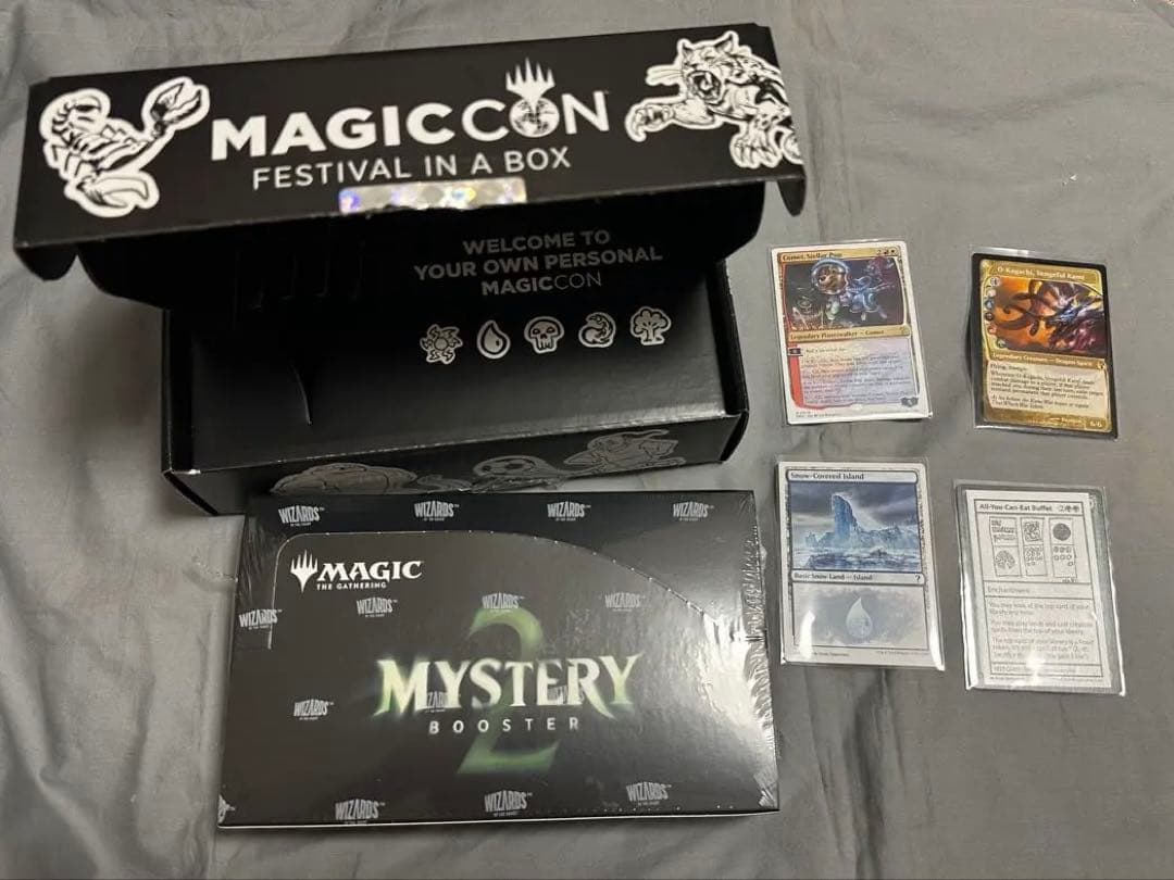 マジックザギャザリング ミステリーブースター2 未開封box おまけ4枚付き