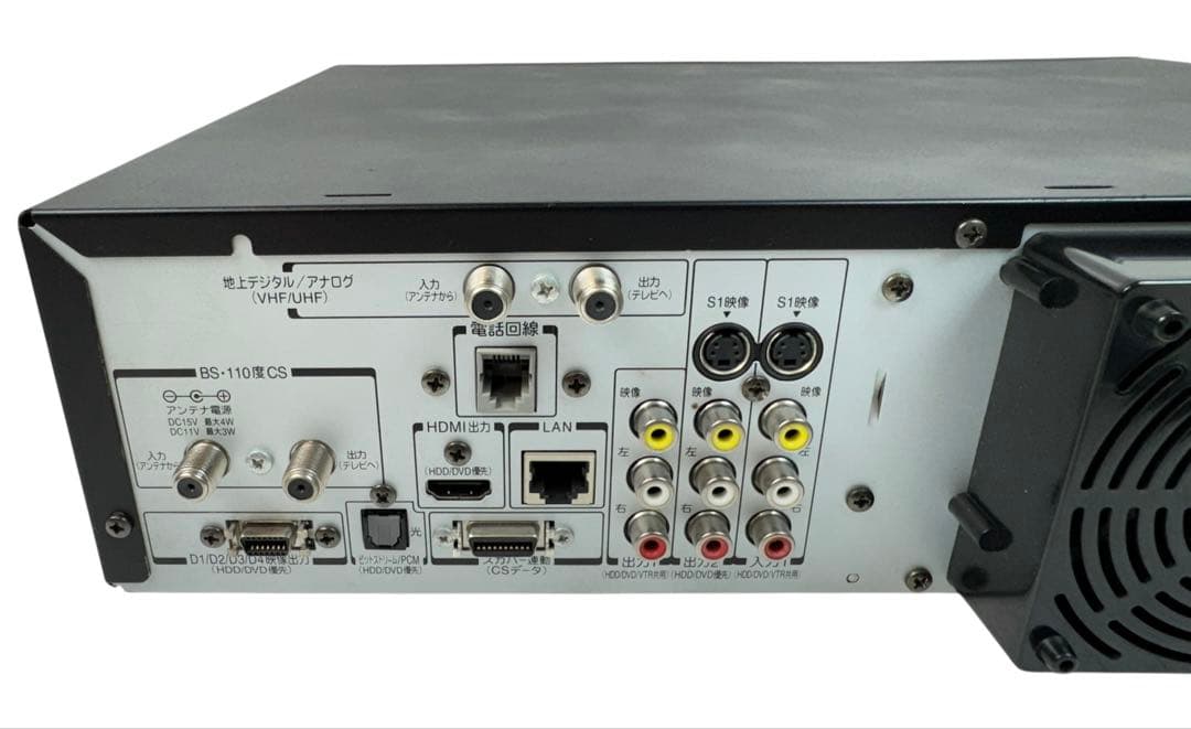 東芝 ダビング機能付 HDD内蔵 VHS一体型DVDレコーダー RD-W300