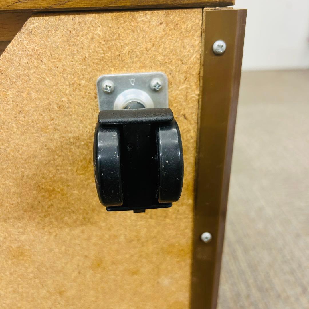 【状態良好】浜本工芸 脇机 サイドワゴン 学習机 たのめる便