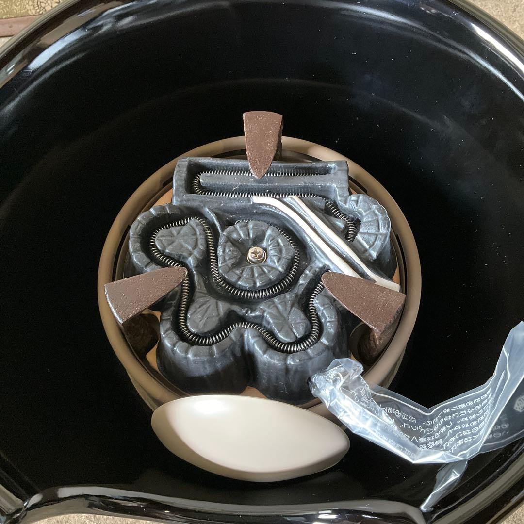 演　桜川地紋　平丸羽釜　釜師　清光作　風炉型電熱器　創巧の野々田