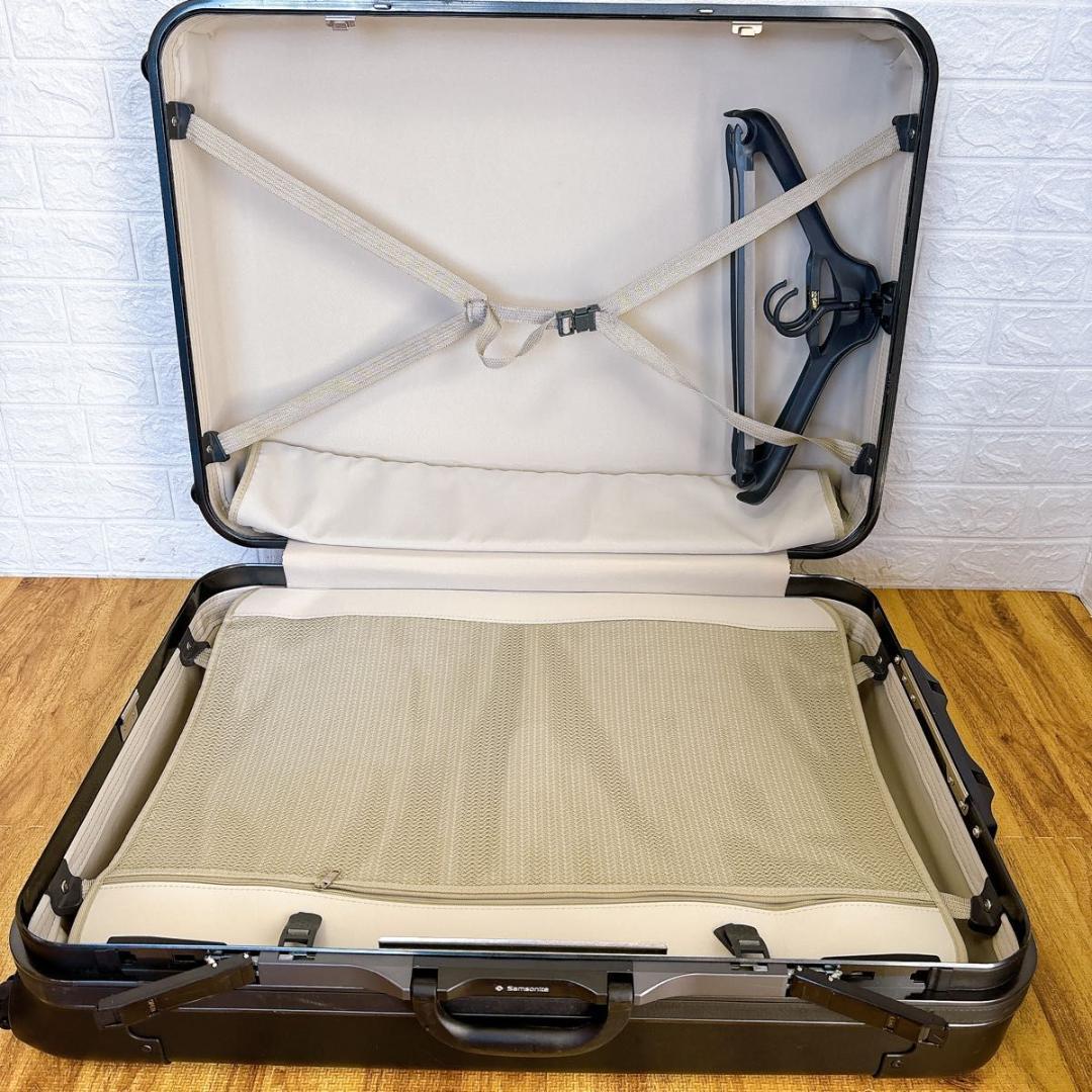 サムソナイト　 大型　キャリーケース　スーツケース　ブラック　機内持ち込み不可