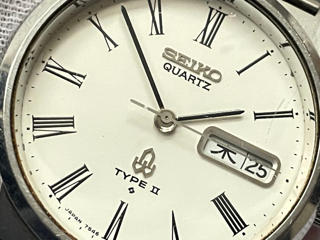 SEIKO TYPE II 7546-8000 1978 SUWA クォーツ