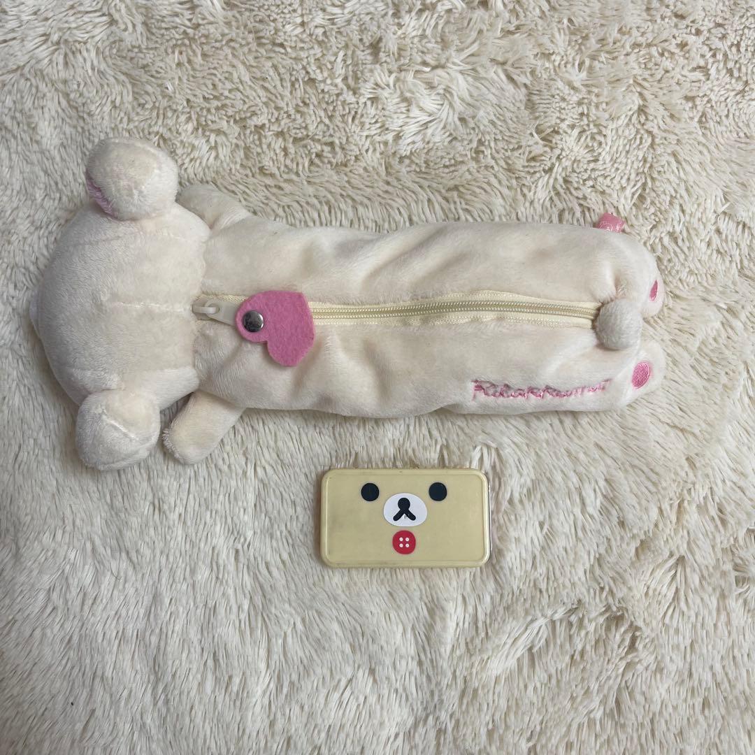 入手困難 美品 コリラックマ 筆箱 ぬいぐるみ ペンポーチ クリップ
