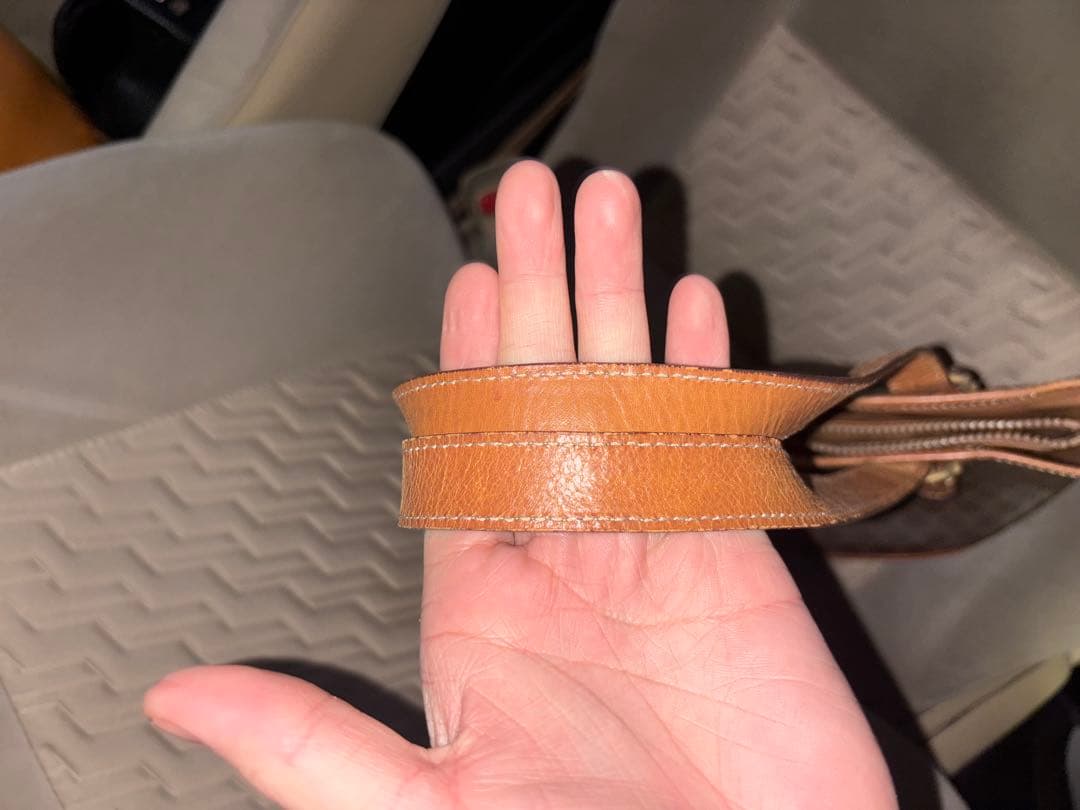 セリーヌ　マカダム　ダークブラウン ドットパターン トートバッグ