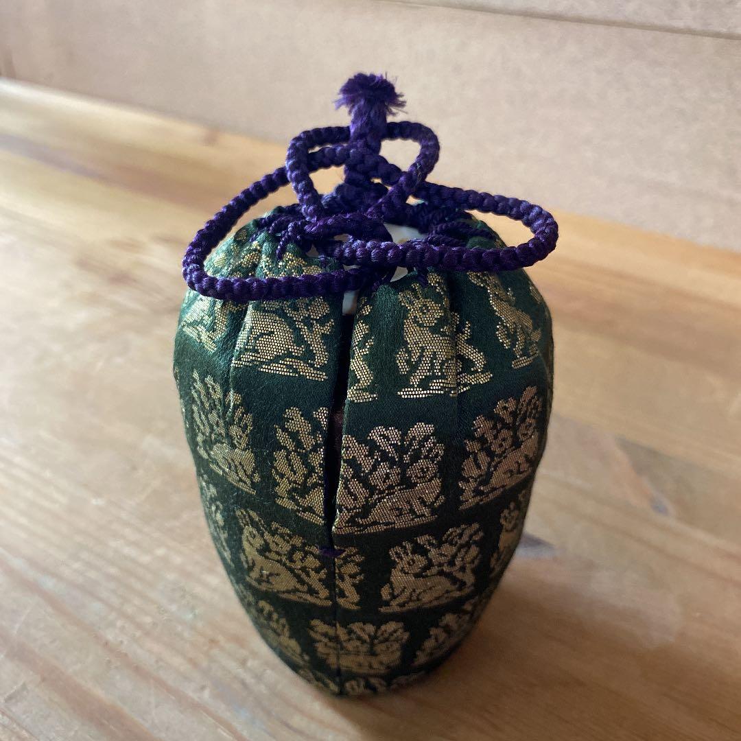 [茶道具] 佐久間芳山　肩衝茶入　(共箱) ○