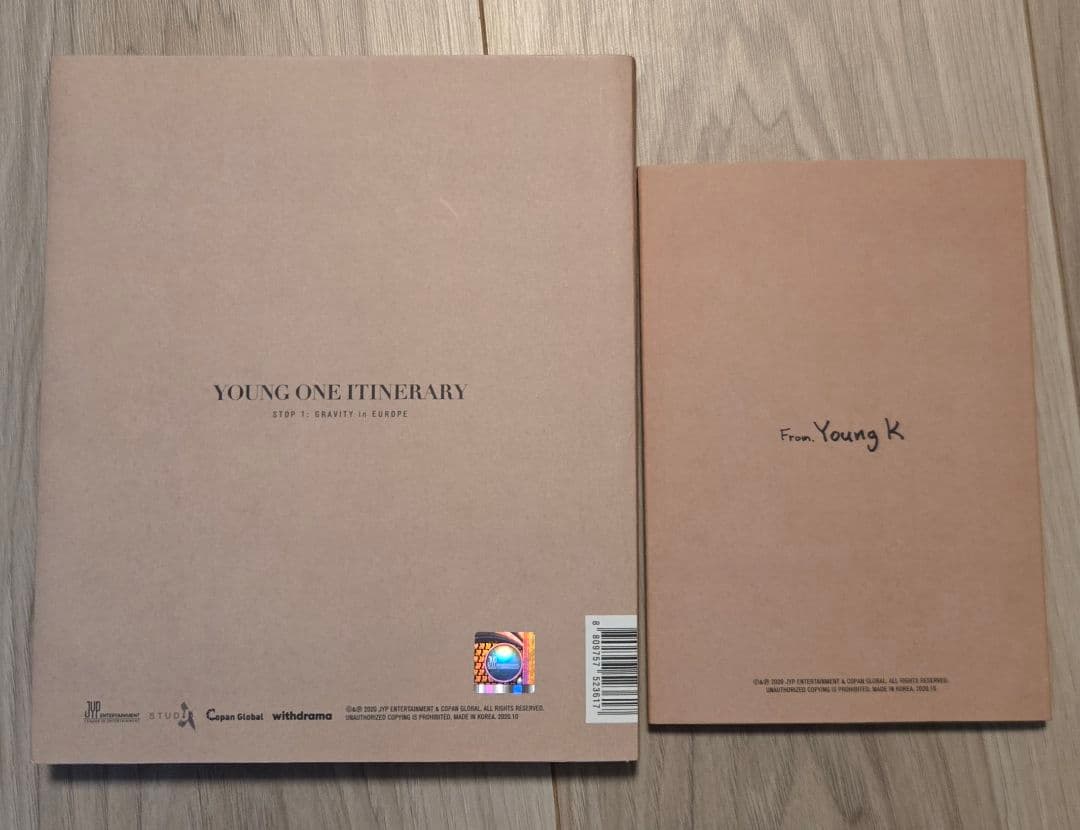 Day6 youngk フォトエッセイ1　写真集+ポストカード