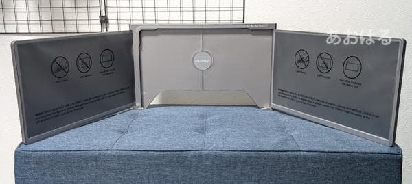 【新品】FOPO 15インチトリプルポータブルモニター／FHD 1080P