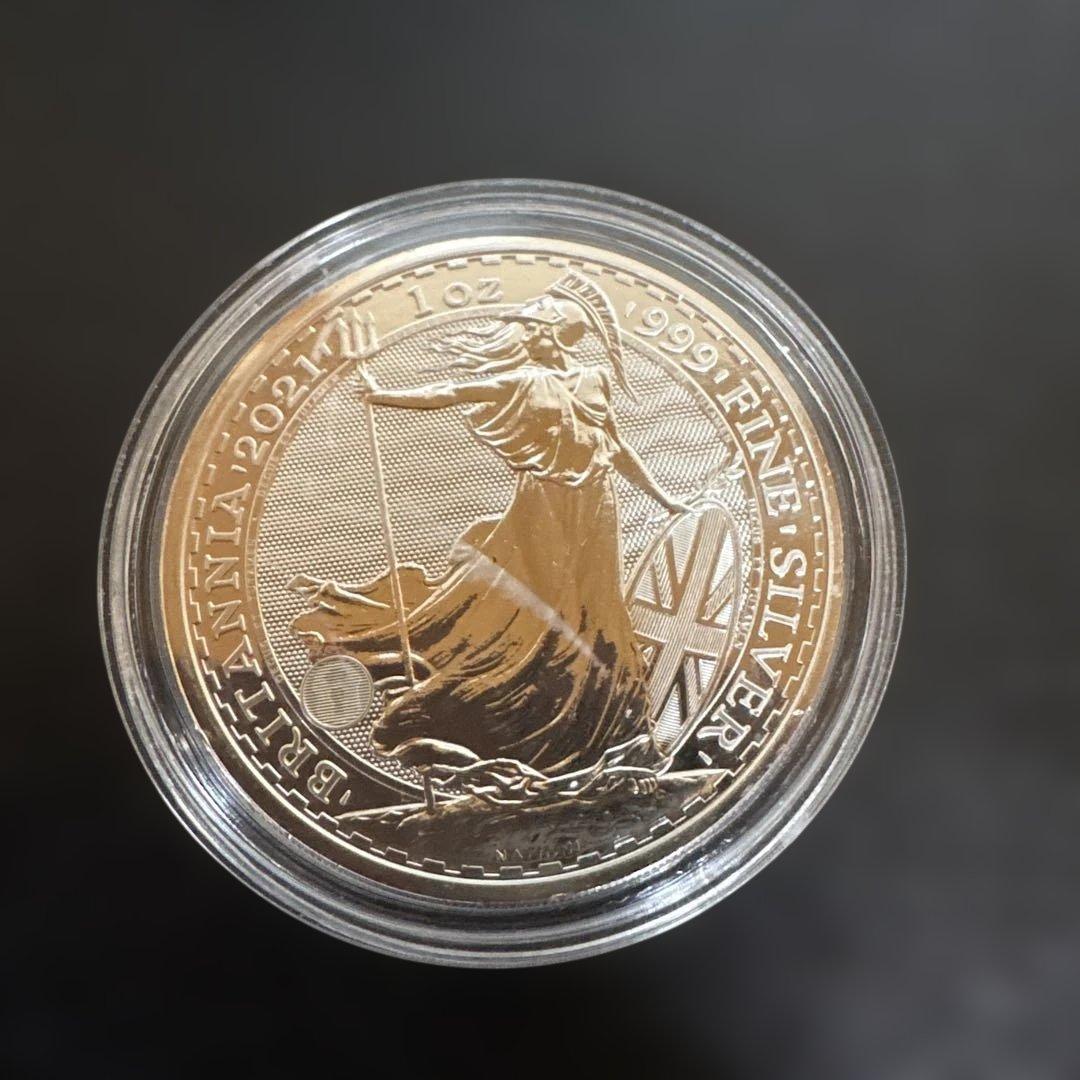 2021年 ブリタニア 銀貨 1オンス　カプセル付き