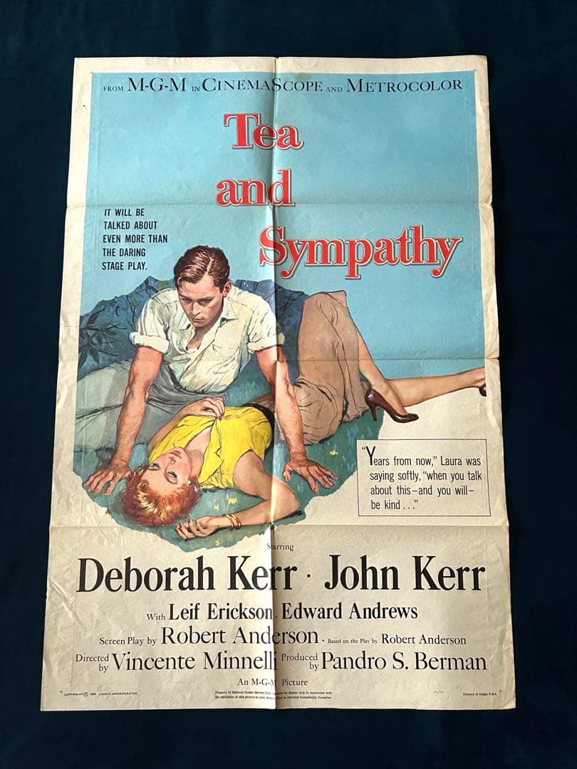 お茶と同情　USオリジナル映画ポスター