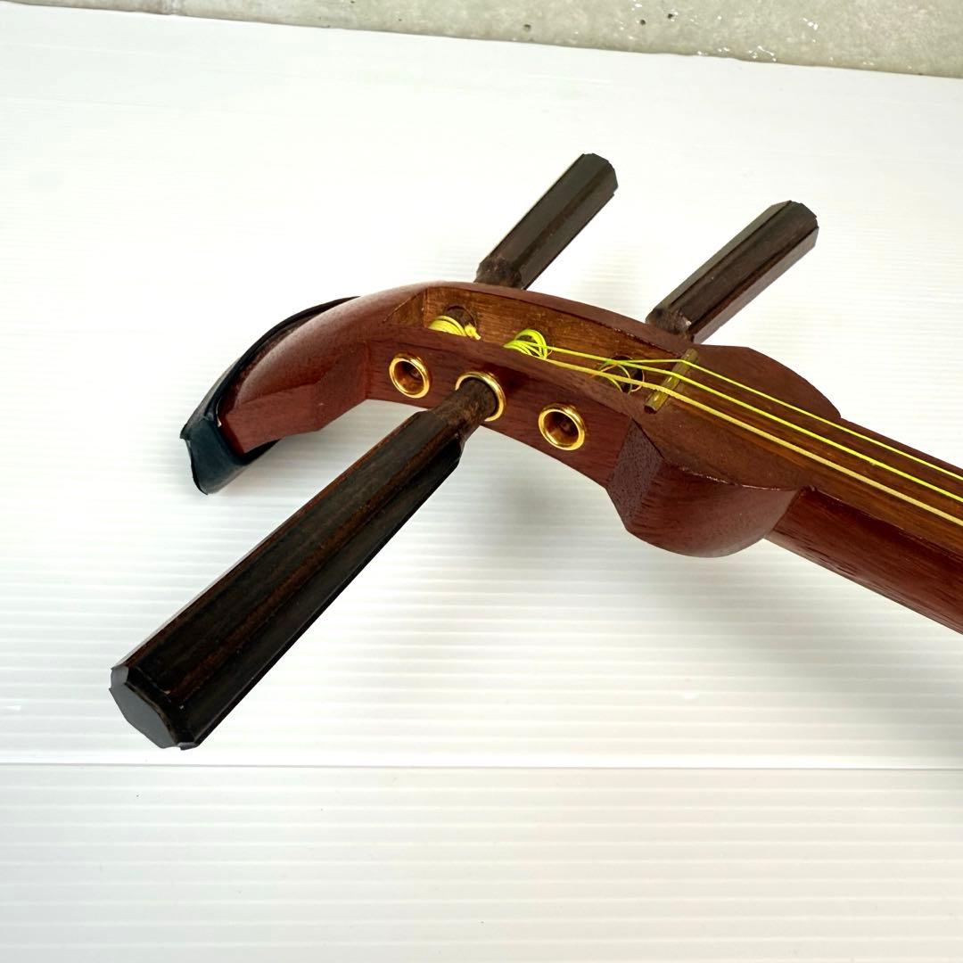 胡弓 本体 駒付き 和楽器 日本伝統楽器 木製弦楽器 弓奏三味線