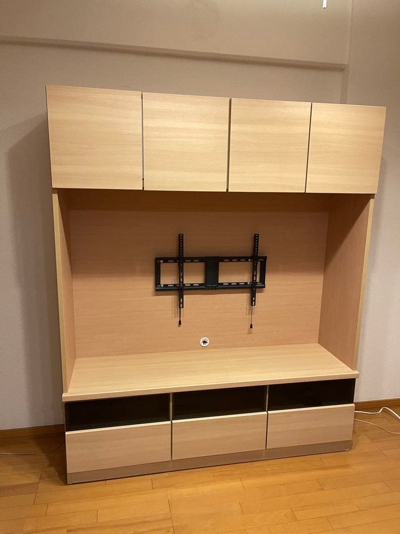 ニトリ　ナチュラル テレビ台 150 引き出し式収納