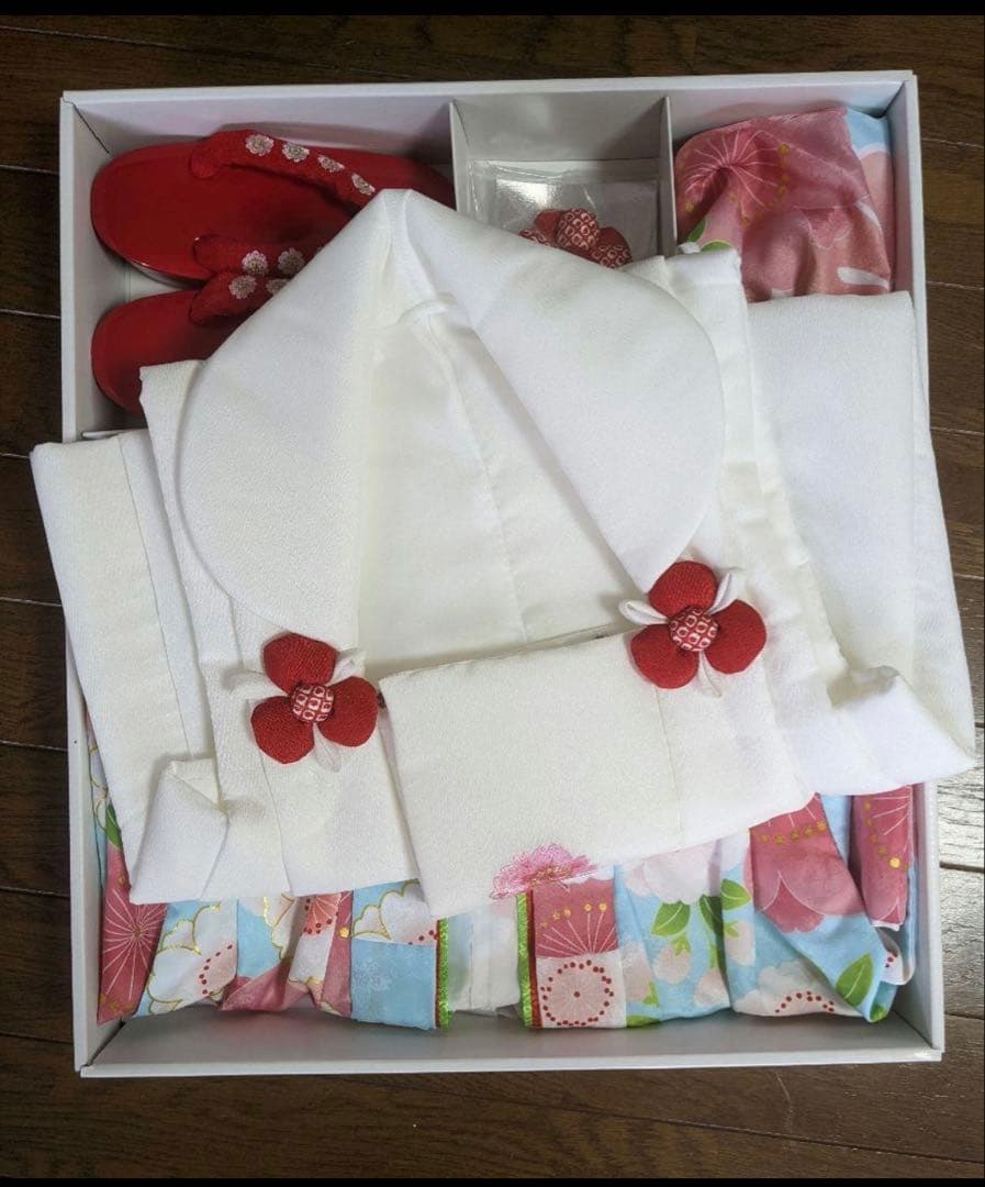 m*o様 七五三　着物　3歳　被布セット　花ひめ　女の子