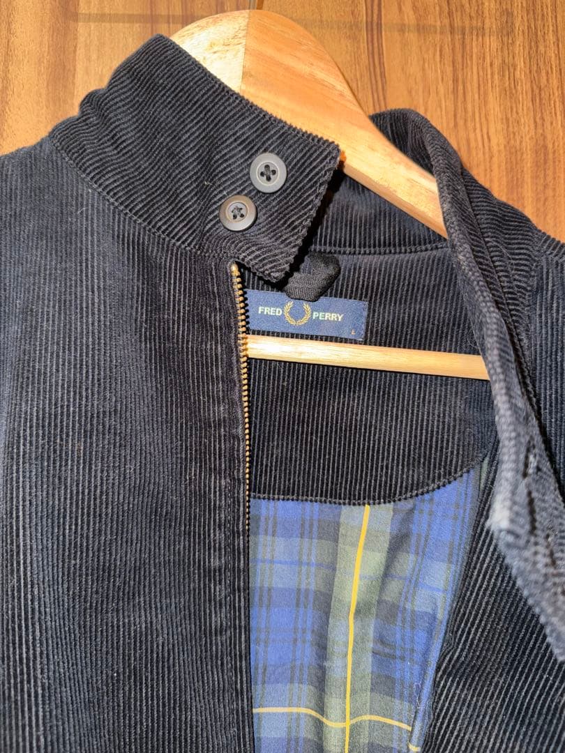 Fred Perry フレッドペリー コーデュロイ ボンバージャケット 黒