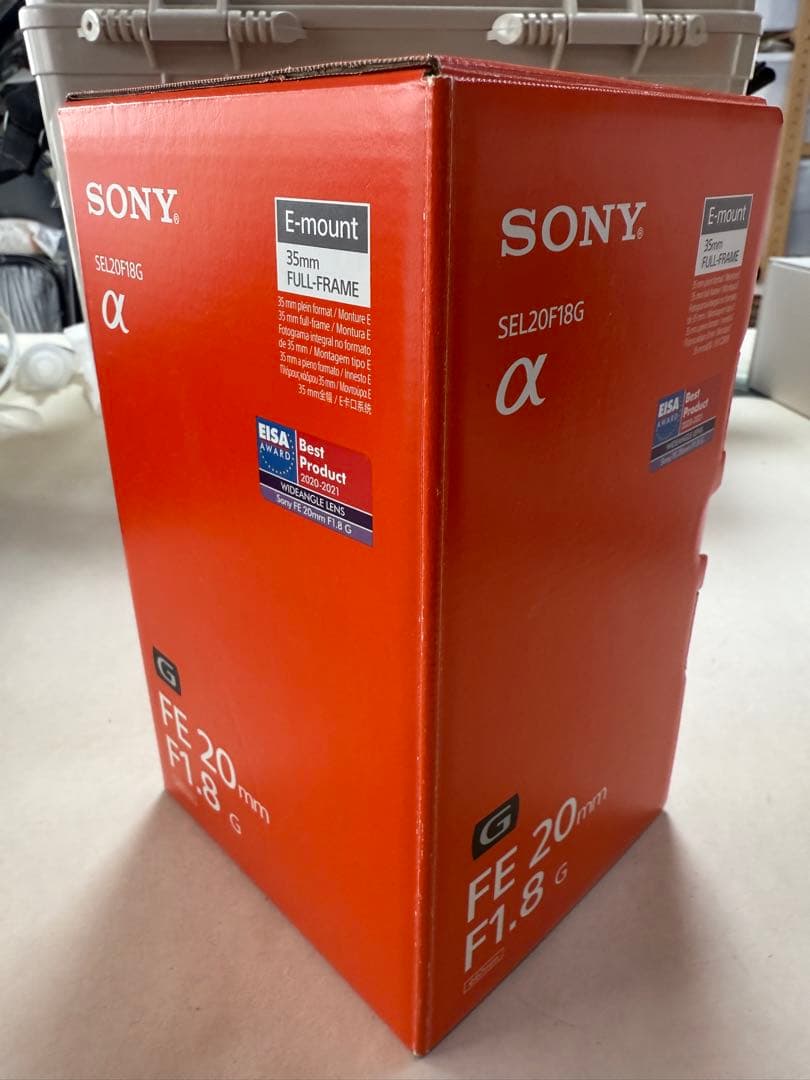 純正レンズSONY F1.8/20mm G