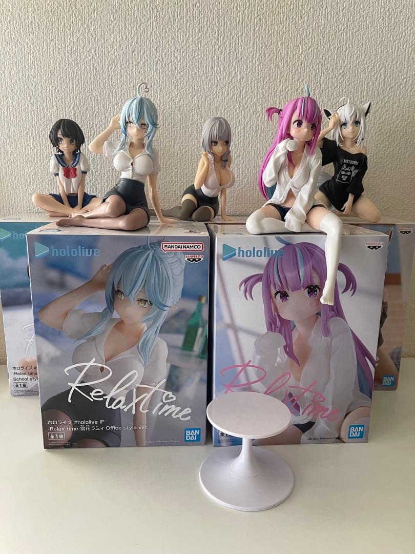 ホロライブ　#hololive IF Relax time フィギュア　5体