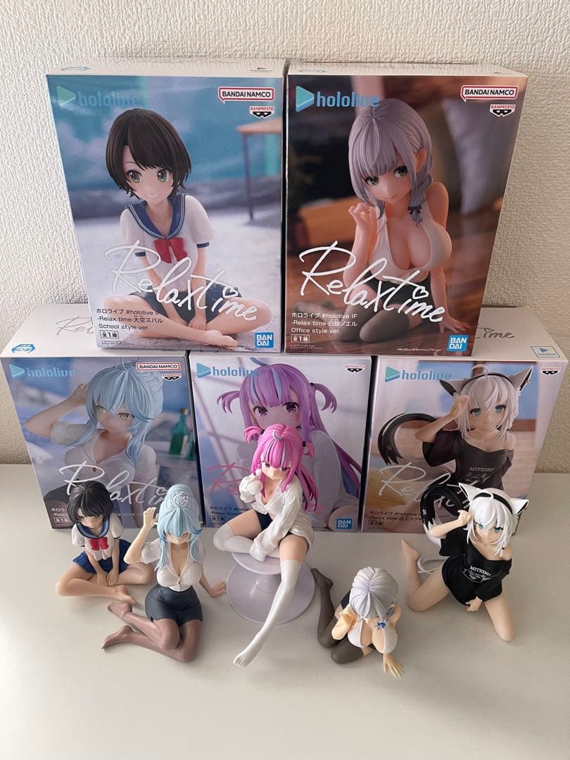 ホロライブ　#hololive IF Relax time フィギュア　5体