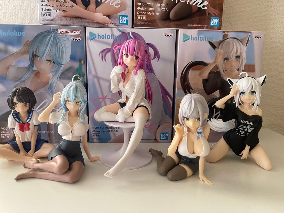 ホロライブ　#hololive IF Relax time フィギュア　5体