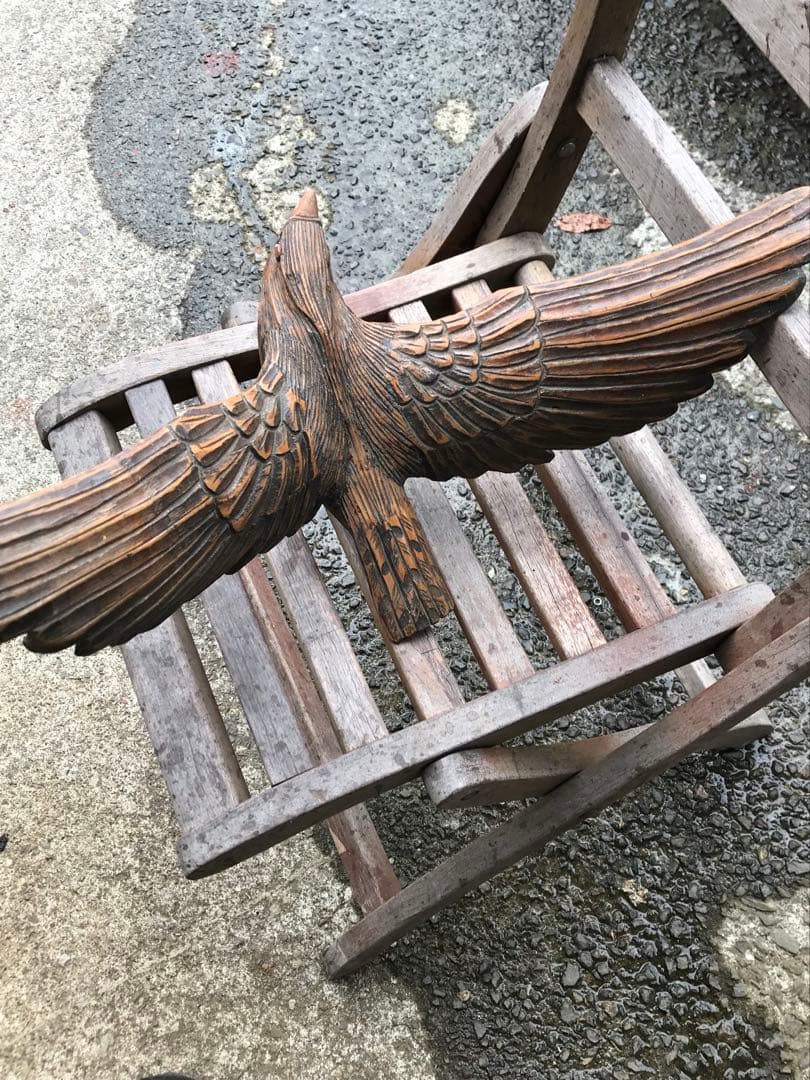 珍しい竹細工の鷹❣️