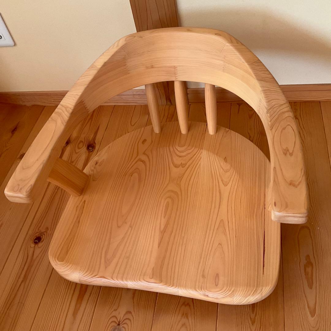 【dao様】木製　回転座椅子　1点　送料込み