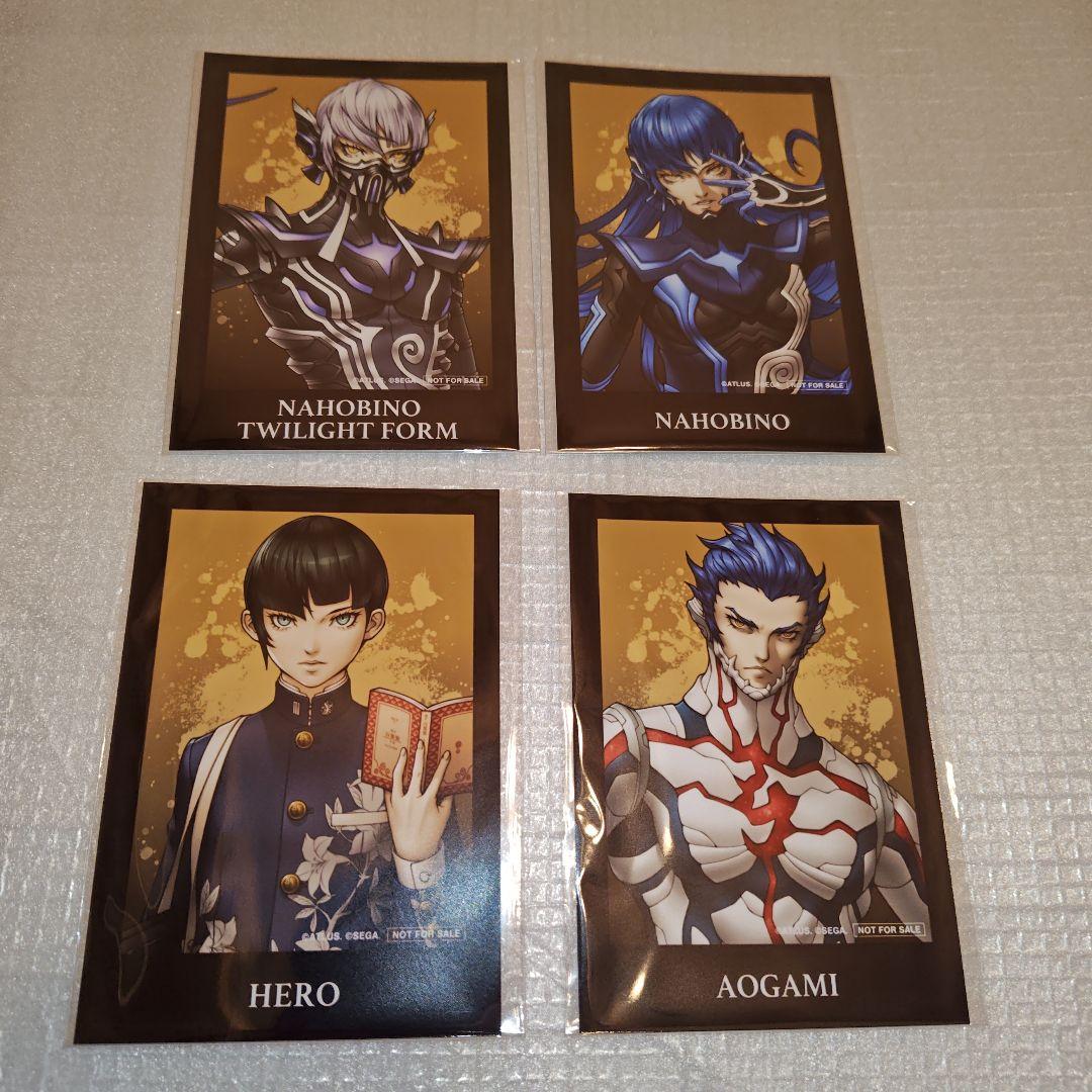 真・女神転生Ⅴ Vengeance くじ 特典ブロマイド 主人公 ナホビノ