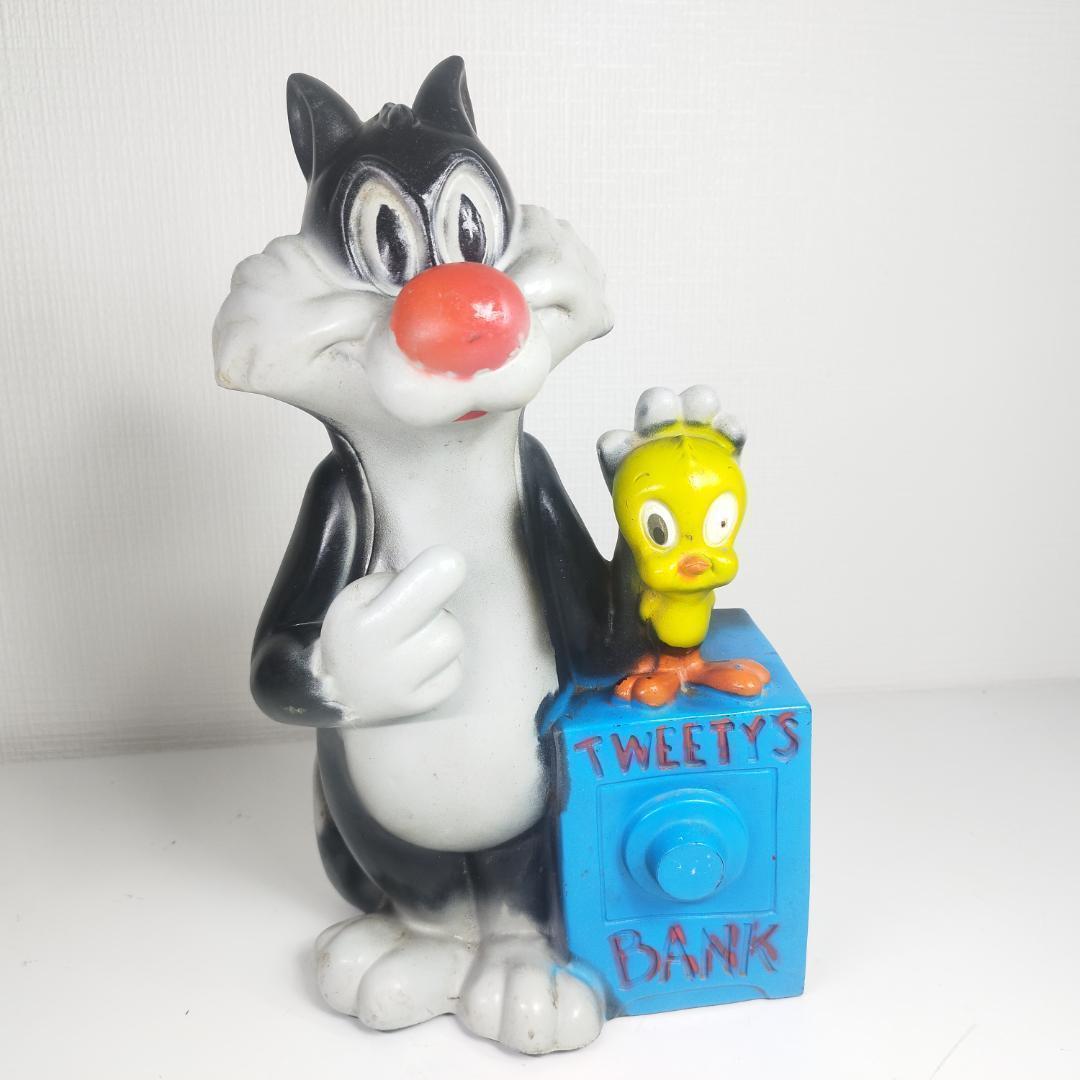 トゥイーティーピギーバンク 1972年 アメリカ 貯金箱 レア ビンテ hTB0