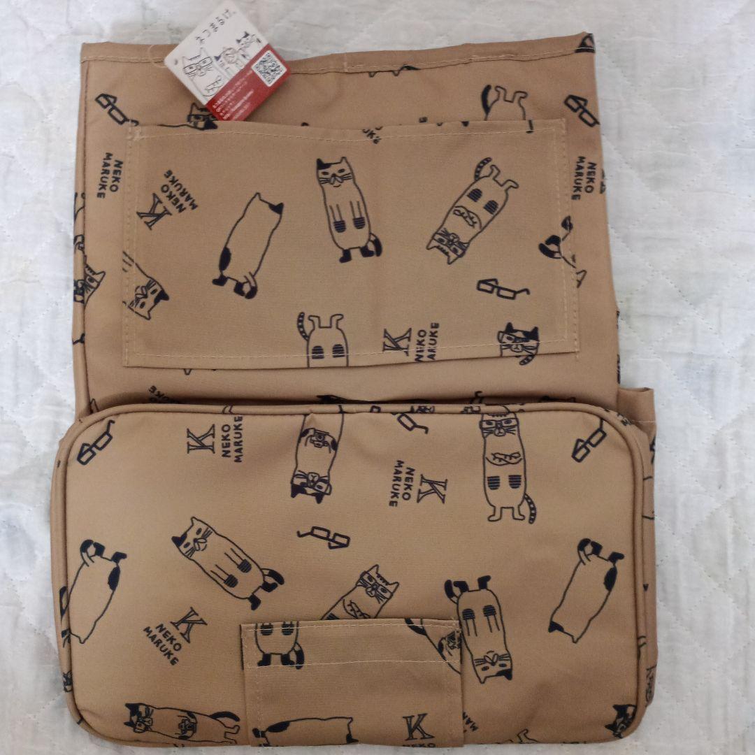 猫柄　椅子付きショッピングカート