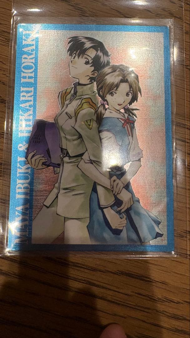 エヴァンゲリオン カードダスマスターズ 伊吹マヤ&洞木ヒカリ 通常箔 抽プレ