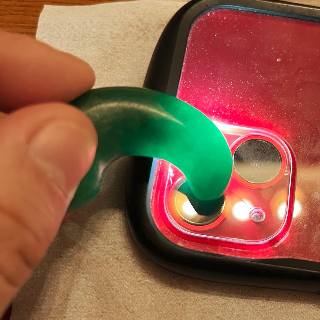 ※※最終値下げ+土日限定価格※※ 希少　古墳期　勾玉　萌葱色　翡翠