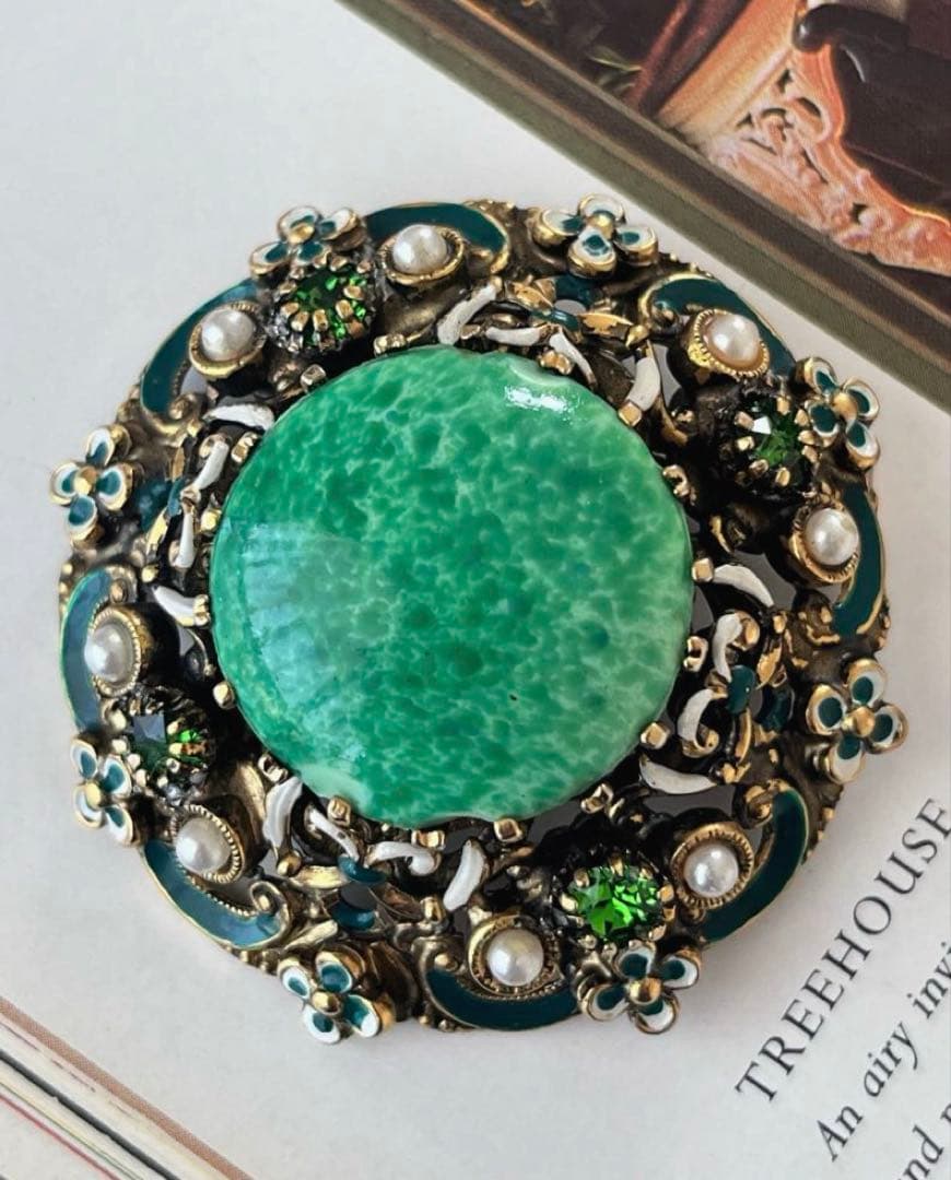 Tokukai公式アカウント05様希少GermanyヴィンテージブローチA128