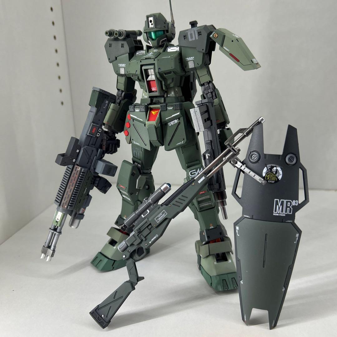 ガンプラ　塗装済み完成品　MG修正改造オリジナルカラー