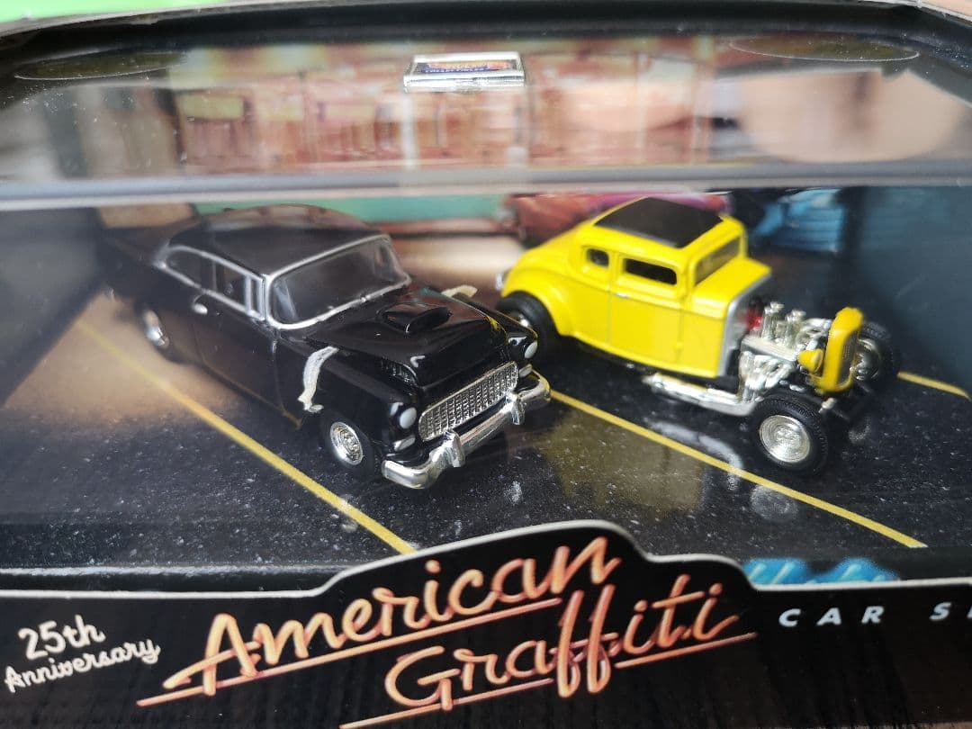 25周年アニバーサリーモデル　ホットウィールアメリカングラフティーカーセット