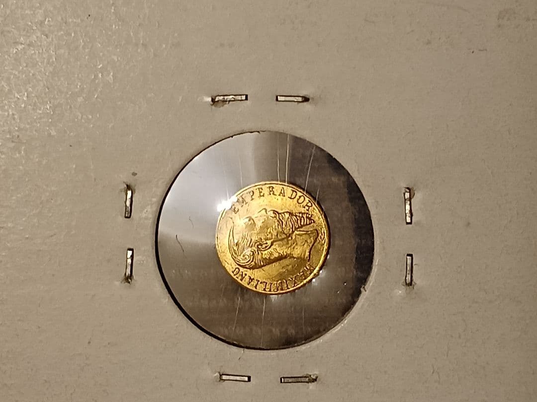 メキシコ 金貨 1ペソ 未使用　本物