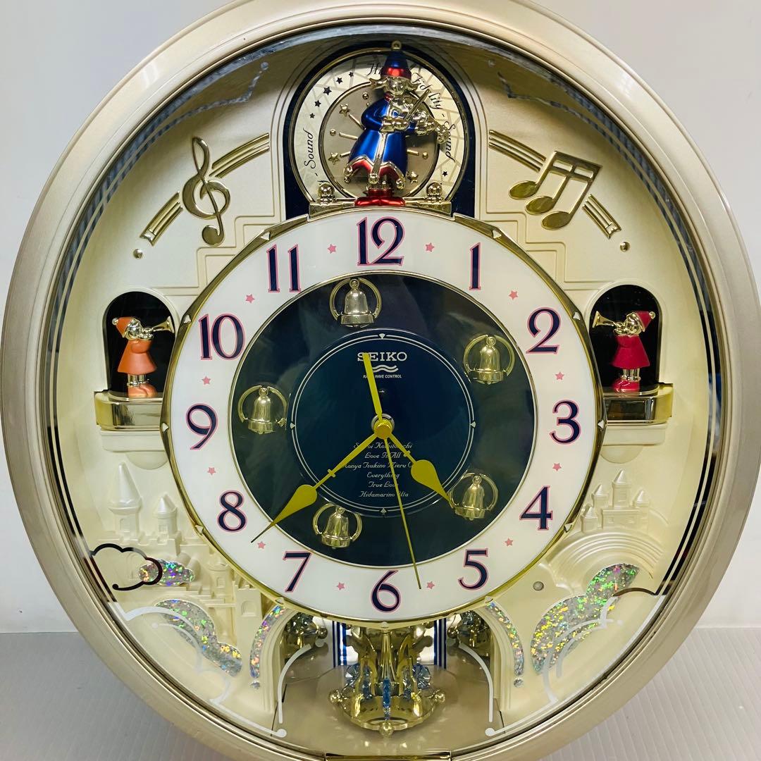 1RR1 SEIKO 電波時計 ウェーブシンフォニー RE555S からくり時計