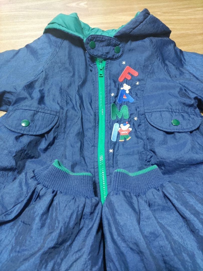 familiar ネイビー ジャンプスーツ 90cm