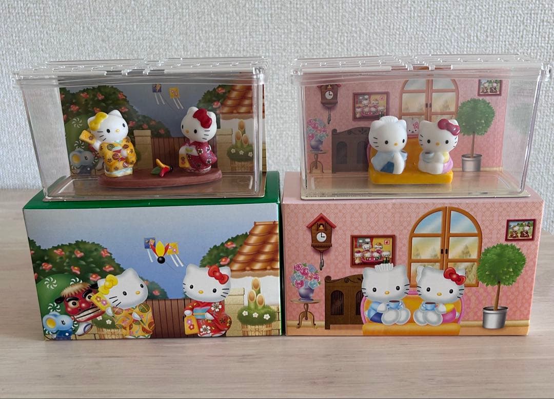 ハローキティ　プチリウムフィギュア