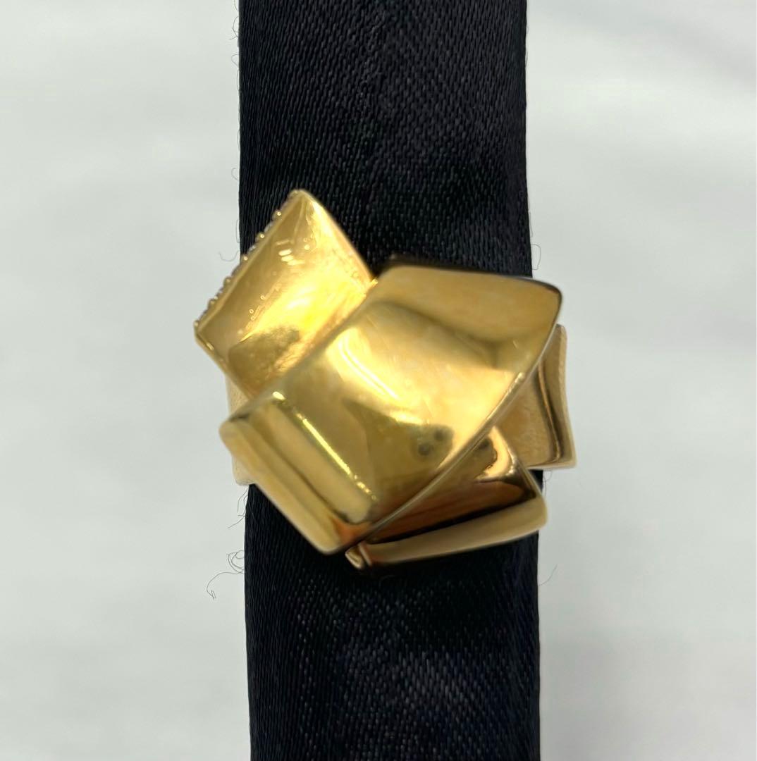 【NOEUD U】 ヌゥユゥ Diamond rubans Lien ring