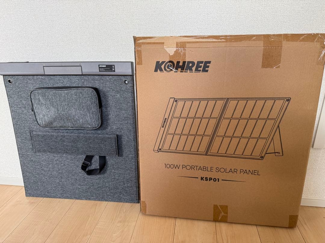 Kohree ポータブルソーラーパネル KSP01 100W