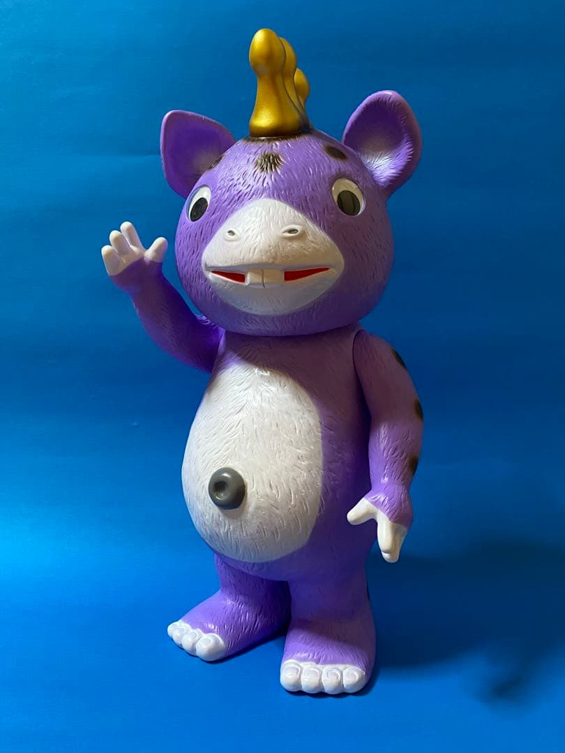 イヌクマ★快獣ブースカ★ジャイアントサイズ【ラベンダー】未使用新品 色紙付き