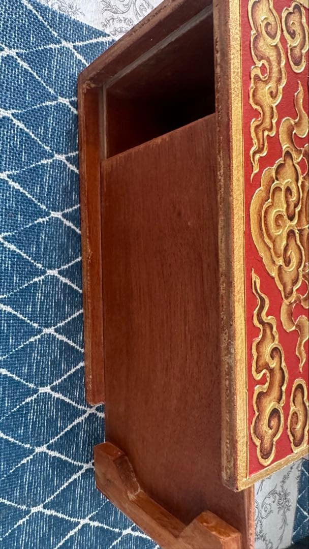 木のものから　ハンドメイド　ティッシュボックス