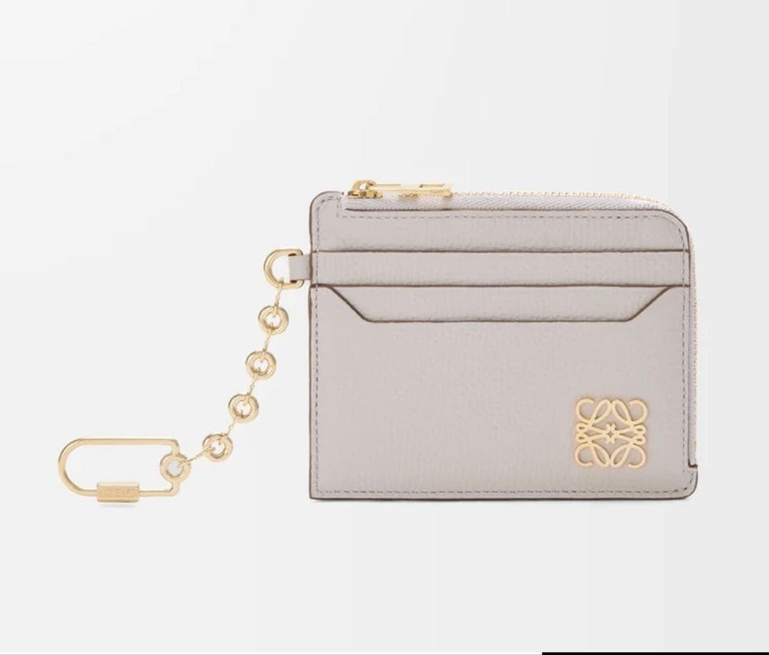 極美品＊アナグラム スクエア カードホルダー　ライトゴースト ケース