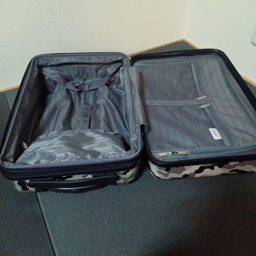 ACE エース キャリーバッグ 迷彩 4輪 TSAロック 機内持ち込みサイズ