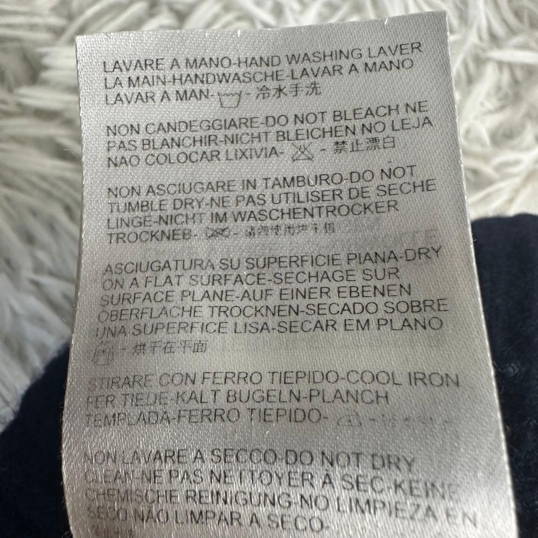 柴犬 様用正規品 MONCLER ネイビー ニット帽 ケーブル編み 大人もOK