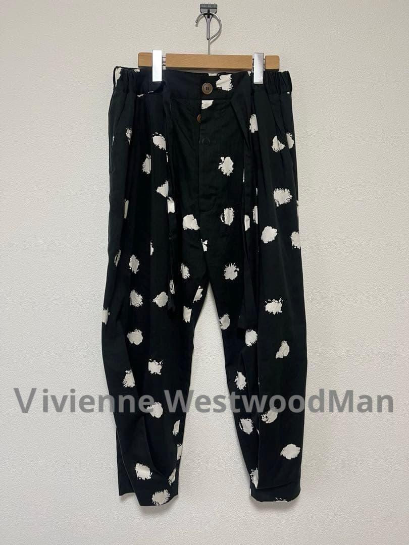 【VivienneWestwoodMAN】ブリザードドット柄パンツ（美品）