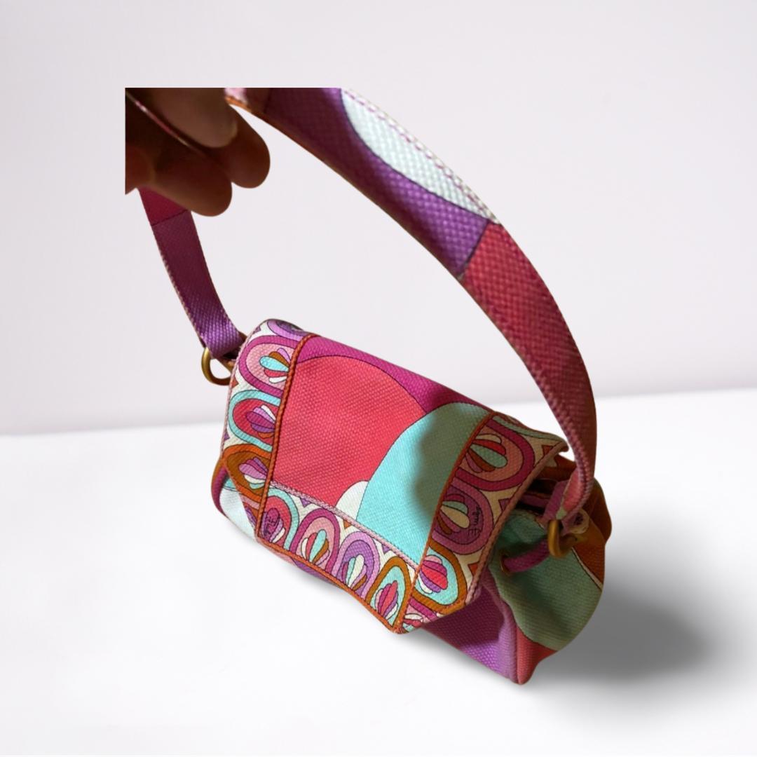 【エミリオプッチ】パリジェンヌ風ショルダーバッグ♪Emilio Pucci