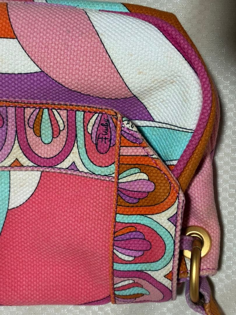 【エミリオプッチ】パリジェンヌ風ショルダーバッグ♪Emilio Pucci