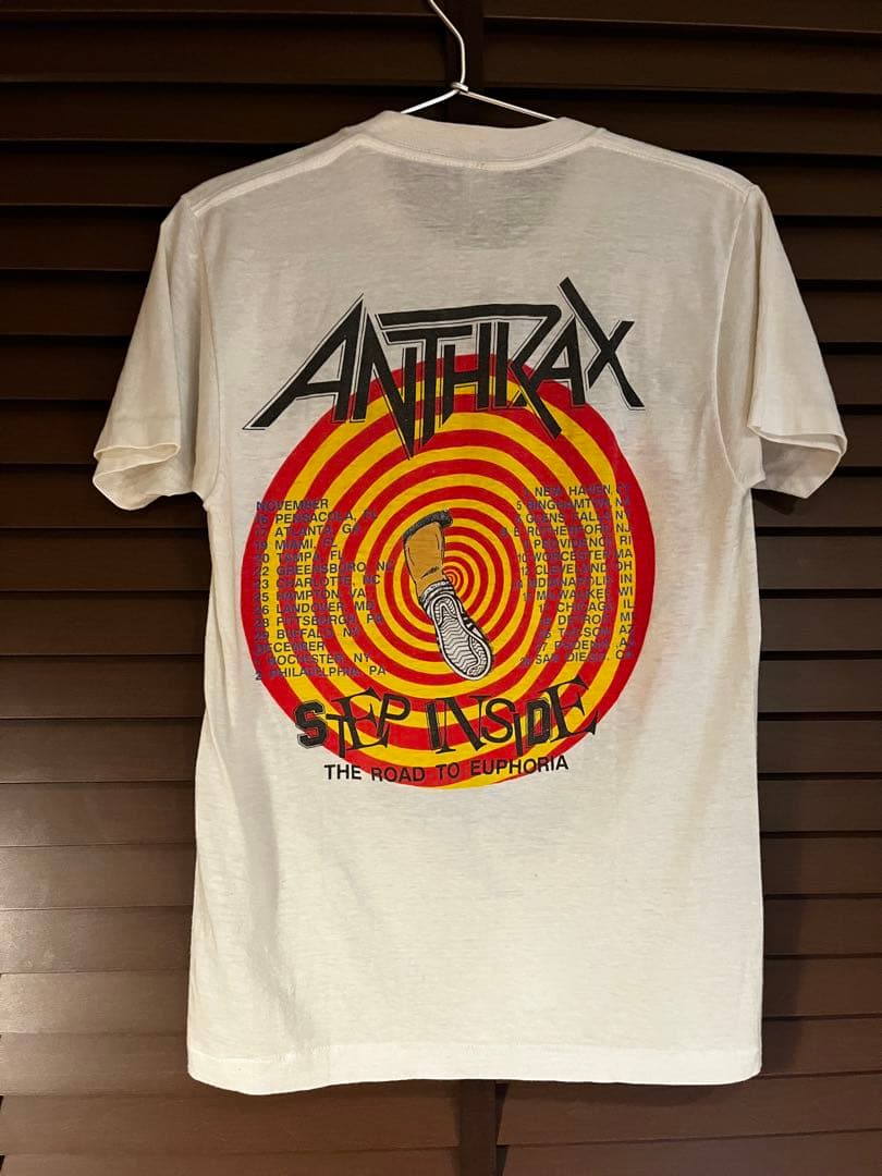 ベンツANTHRAX 1988ツアーTシャツ