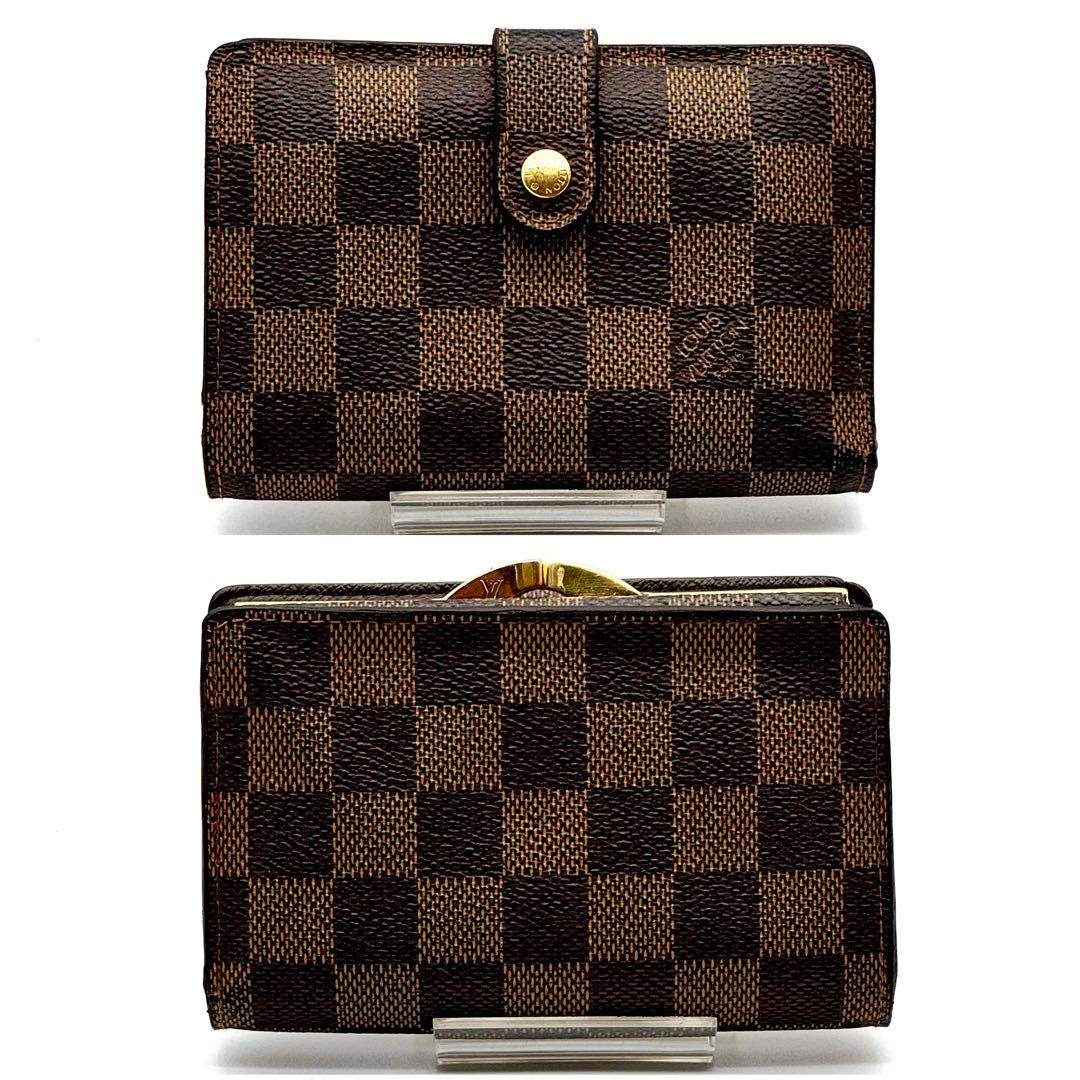 【新型美品】 ルイヴィトン ダミエ ポルトフォイユ ヴィエノワ がま口